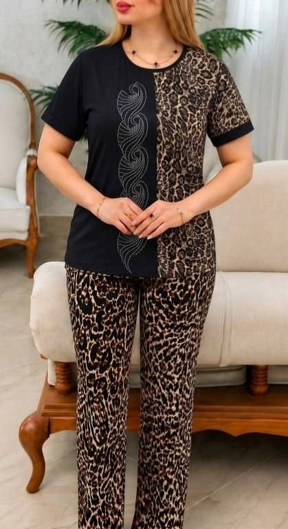 ست بلوز و شلوار زنانه قواره دار مدل الیکا
