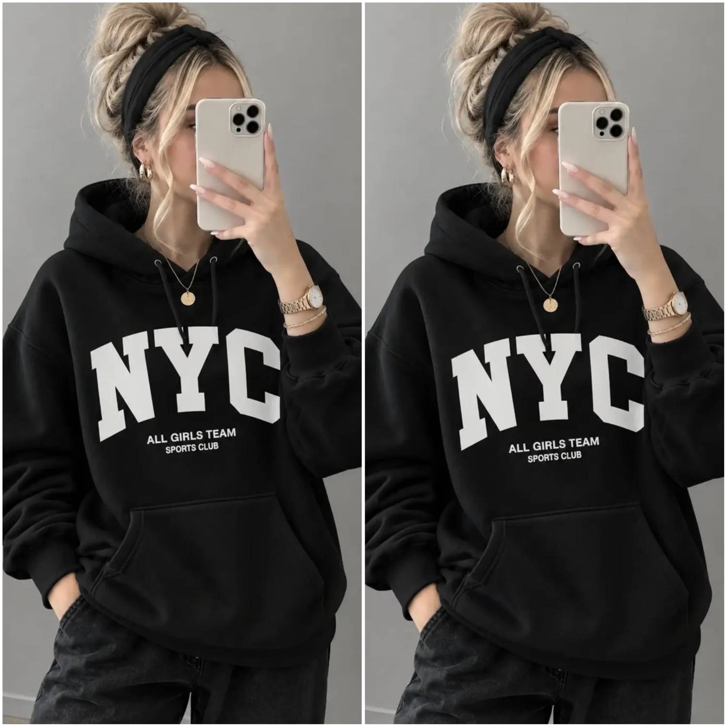 هودی زنانه و مردانه مدل NYC