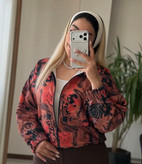 بامبر زنانه آبرنگی ندا